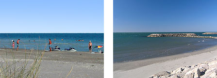 plages en camargue